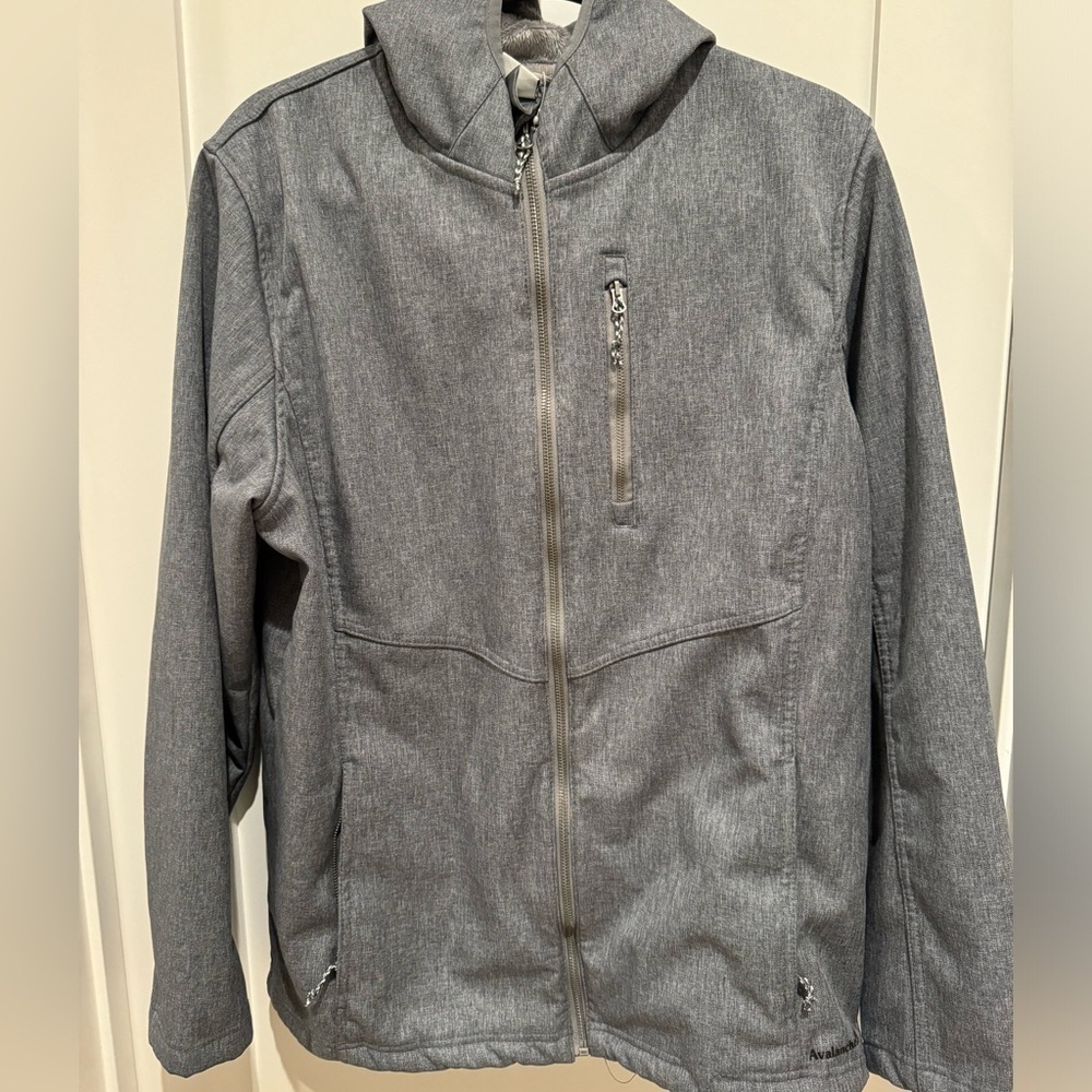 Women’s Avalanche Faux Fur lined jacket with hood.  Size large L coat skiing D - Picture 3 of 8